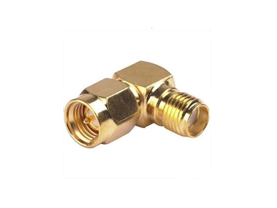Conjunto de 10 Adaptadores Sma Macho para Fêmea em Ângulo Reto de 90 Graus para Drones de Corrida Fpv. MDUG