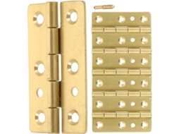 Conjunto De 6 Dobradiças Contínuas Pequenas Em Cobre Dourado Para Piano, Ideais Para Substituição Em Tampas De Móveis E