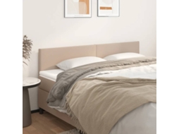 Vidaxl Cabeceiras Cappuccino 180x5x78/88 Cm Couro Artificial
