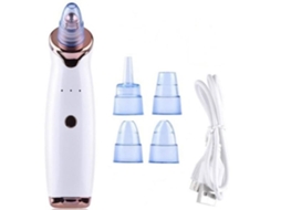 Removedor de Cravo Facial Elétrico de Cor Branca Removedor de Acne Sem Ponto de Vácuo