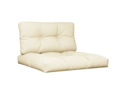 Pallet Cushion, Pallet Cushions Vidaxl Creme Tecido (80 X 80 X 12 Cm)