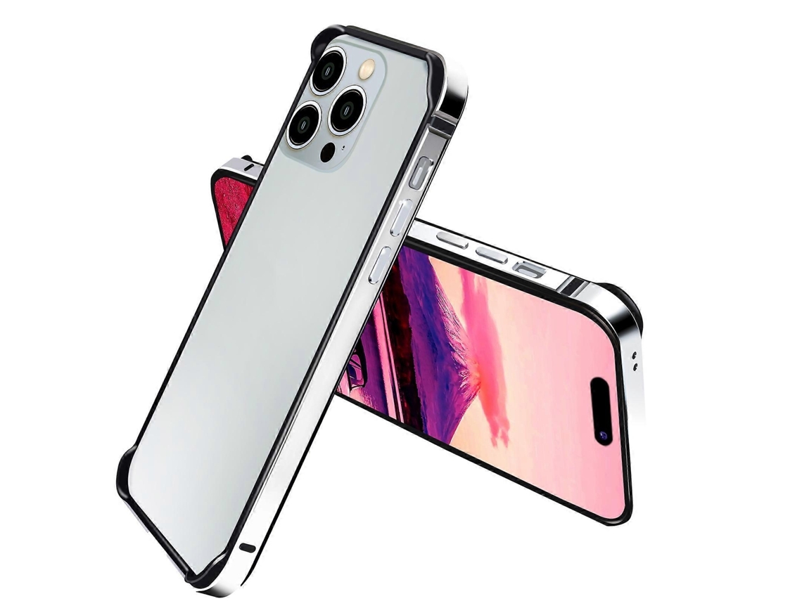 Capa Para Iphone 14 Pro Em Tpu, Prateado