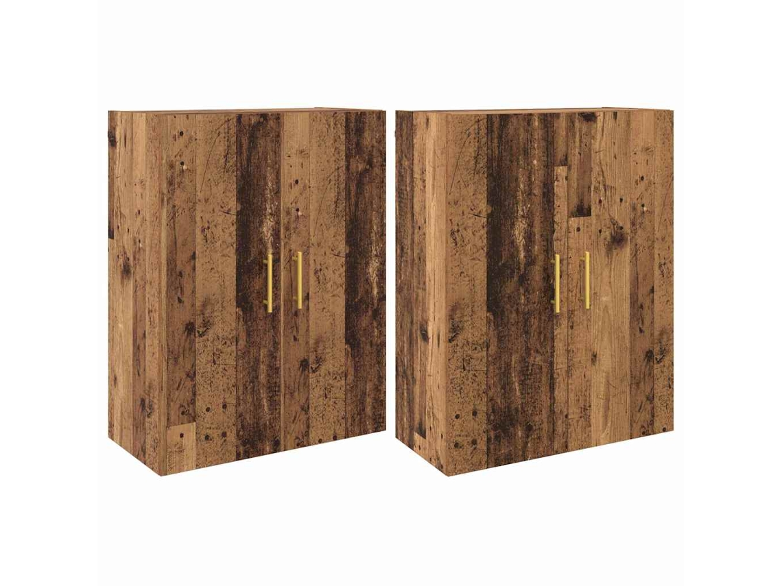 Armário de parede 2 peças Madeira Antigo 69,5x34x90 cm MAISON EXCLUSIVE