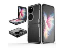 Capa De Celular De Tpu Com Proteção Contra Quedas E Carbono Soldada Para Huawei P50 Pocket