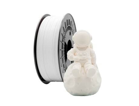 Filamento 3D Pla Mate Diametro 1.75Mm Bobina 1Kg Color Blanco