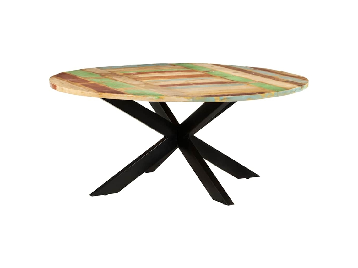 Conjunto 1 Mesa De Jantar Vidaxl Marrom Madeira