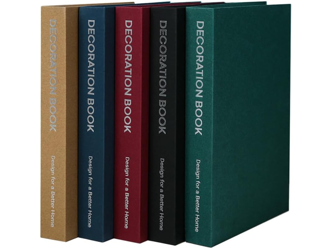 Acessório Elegante Criativo Simula Livro Papel Cores Aleatórias Decoração Mesas Mesa GOKOCO