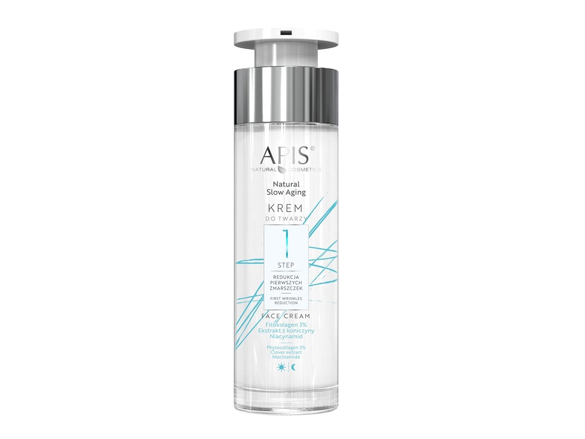 Creme Facial Apis Natural Slow Aging Etapa 1 Redução De Primeiras Rugas, 50ml