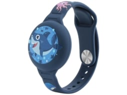Pulseira Infantil Com Rastreador Global Sem Mensalidade | Segurança Para Crianças | Silicone Ajustável Localizador Para Filhos | Azul