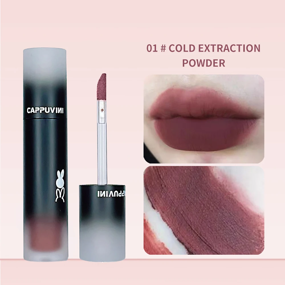 Gloss Labial Aveludado Matte, À Prova D'água, Resistente A Borrões E De Longa Duração.