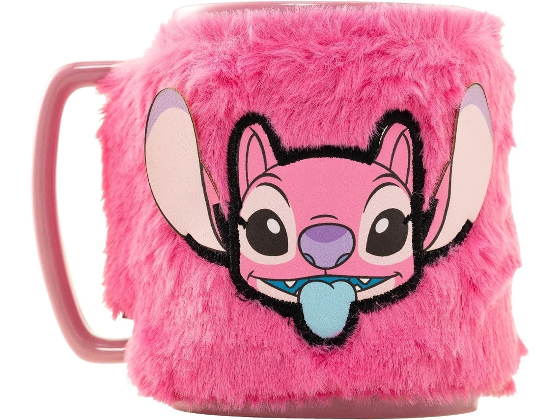 Lilo & Stitch Fuzzy Mug - Angel (Outlet Caixa Aberta)