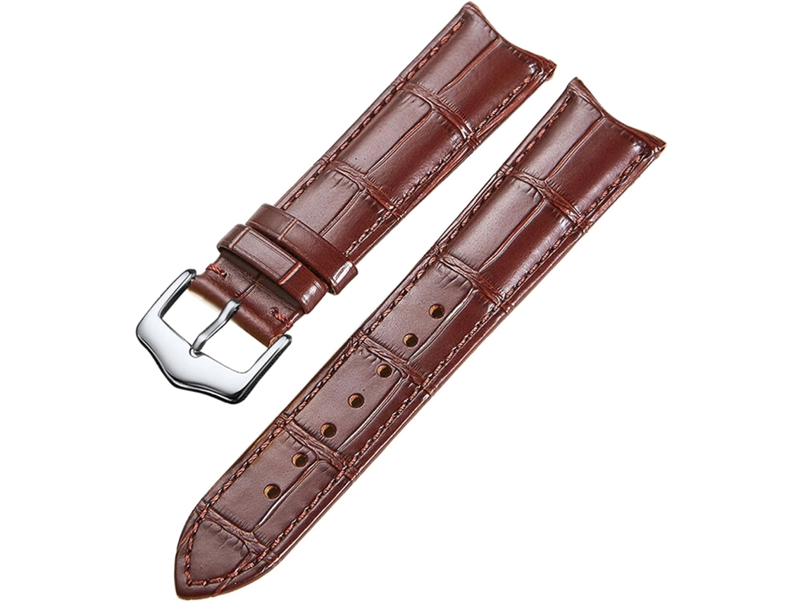 Pulseira de Relógio em com 19 Mm 20 21 22 24 Couro Alta Qualidade Água Fivela Aço Inoxidável 20 Mm 21 24 Mm