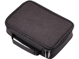 Estojo para Lápis, Grande Capacidade, 2 Compartimentos, Multifuncional, Organizador, Preto, Escolar AQUAFORGE
