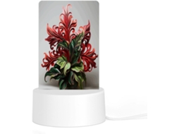 Luminária Noturna Led Com Mudança De Cor Vermelho E Verde Base Ao Para