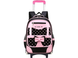 Mochila Escolar Com Rodinhas Para Meninas, Rodinhas, Carrinho, Vários Modelos, 2 Em 1 Compartimentos