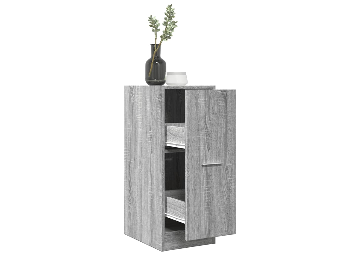Vidaxl Móvel Boticário 30x41x77,5 Cm Derivados Madeira Cinzento Sonoma