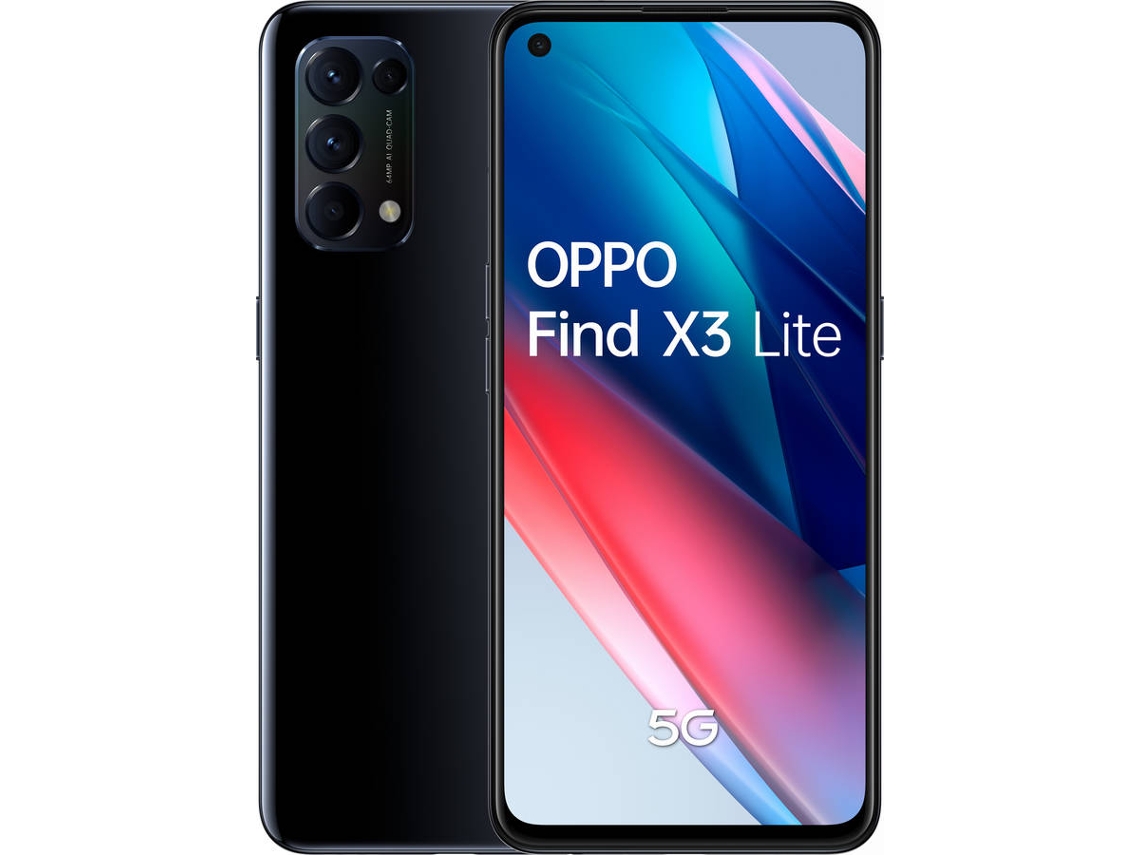 Smartphone OPPO Find X3 Lite (6.44'' - 8 GB - 128 GB - Preto)