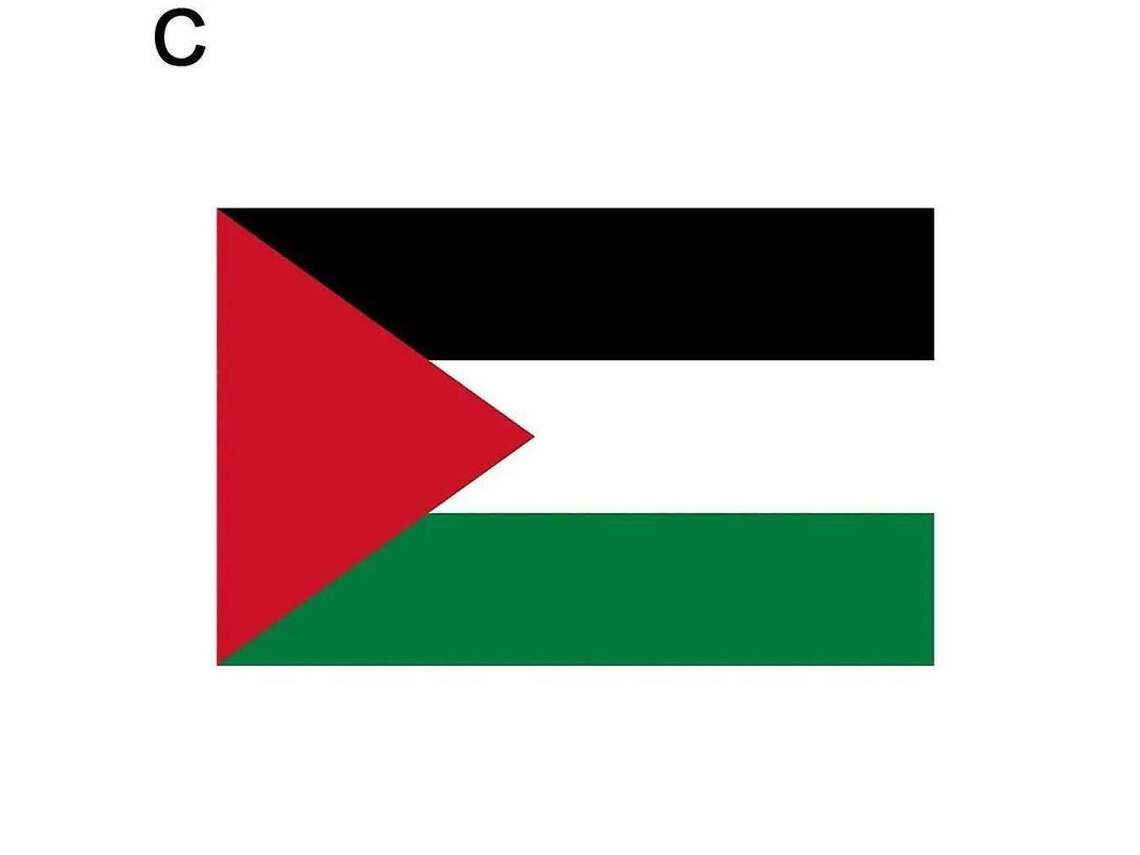 Stickers Da Bandeira Da Palestina 1/5 Peças Vinil Auto Moto Capacete Tamanho 8 Cm/3.15 Polegadas C
