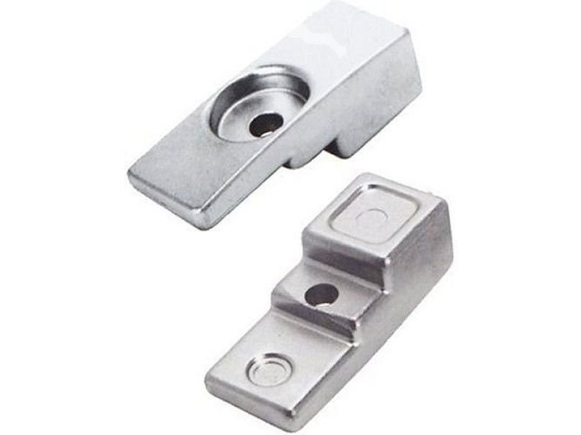 Ânodo Da Placa Johnson/Evinrude 140Hp Prateadotecnoseal