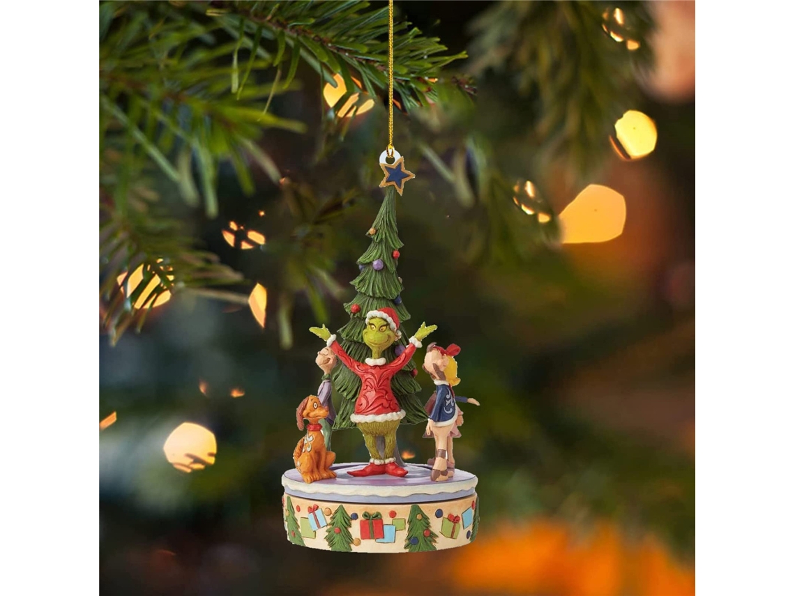 Enfeite De Natal Grinch Para Árvore De Natal - Pingente Decorativo Para Pendurar Na Árvore-aquaforge