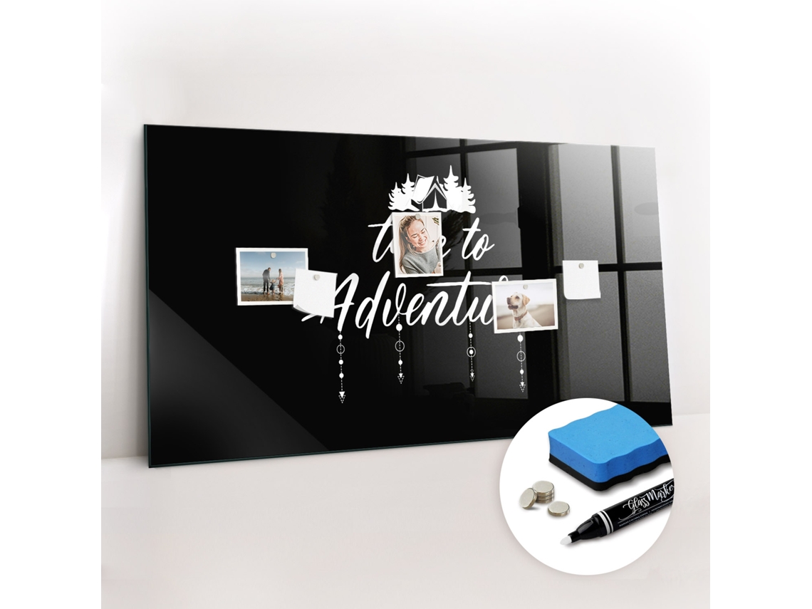 Quadro Magnético Decorativo Tempo De Aventura Para A Cozinha Espelharte (120x60 Cm)