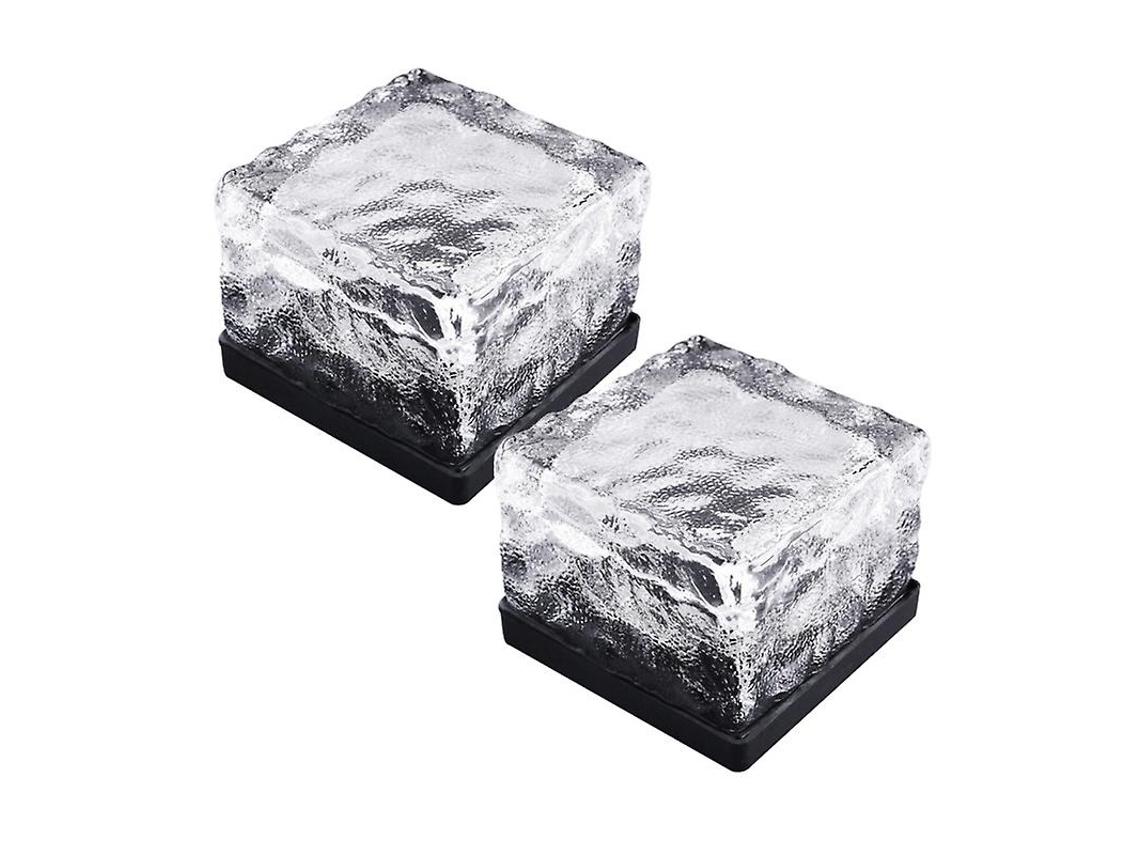 2 Peças De Pedras De Gelo Solares
