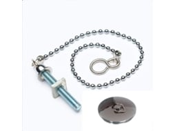 Conjunto Completo De 8 Correntes De Bolinhas Para Pia Com Tampa, 38 Mm, Cromadas, 300