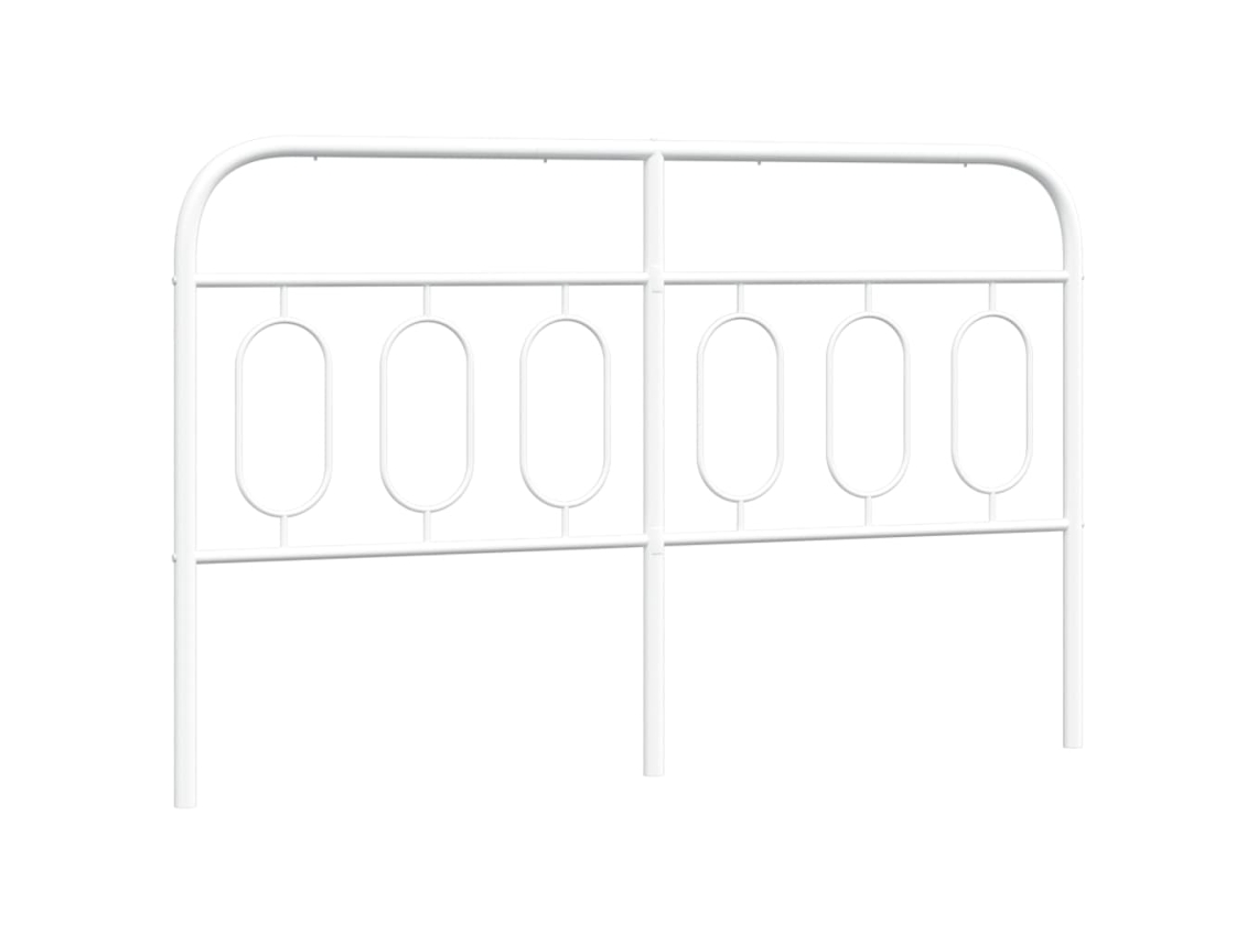 Cabeceira de substituição de 150 cm em metal branco, exclusiva da MAISON.