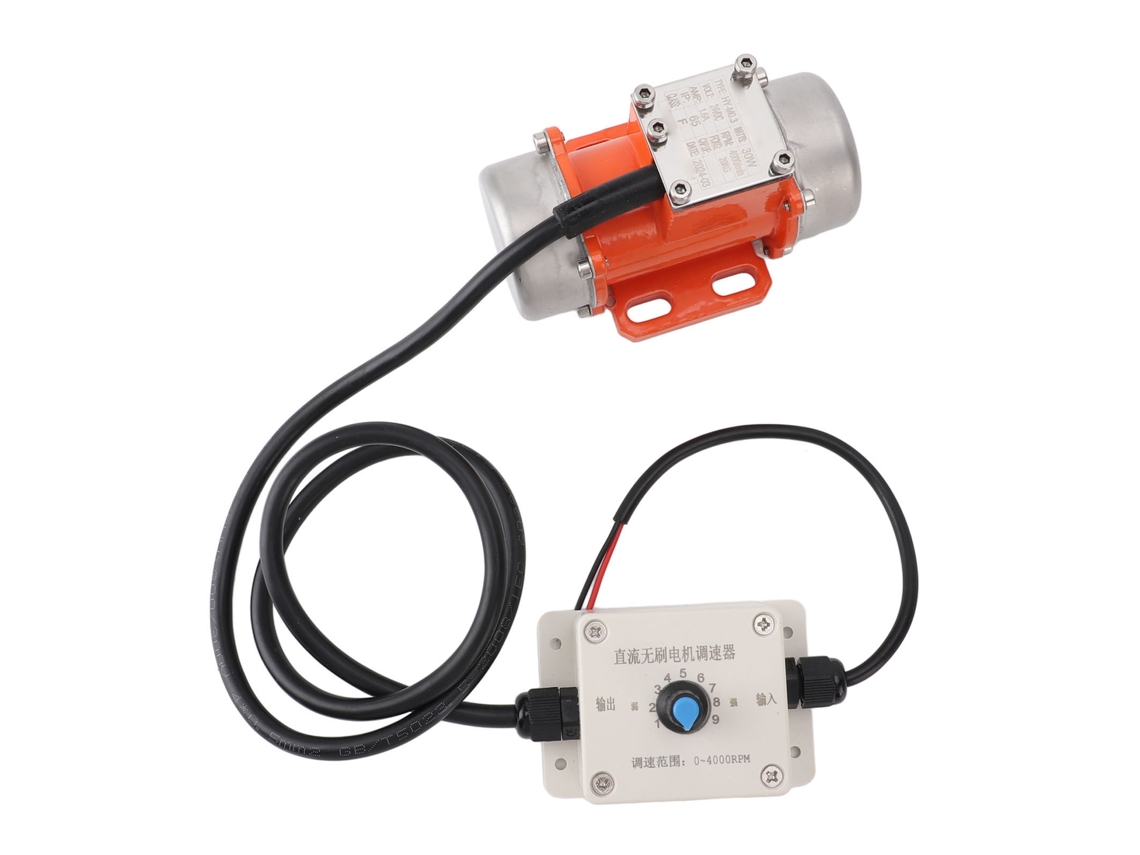 Primerox motor de Vibração de Concreto Cc 24v Sem Escovas 30w com Controle de Velocidade Ip65 Alumínio