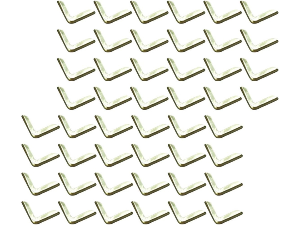 Coins Métalliques For Albums Photo 100 Pcs - Protège - Coins D'angle Droits En Style Vintage