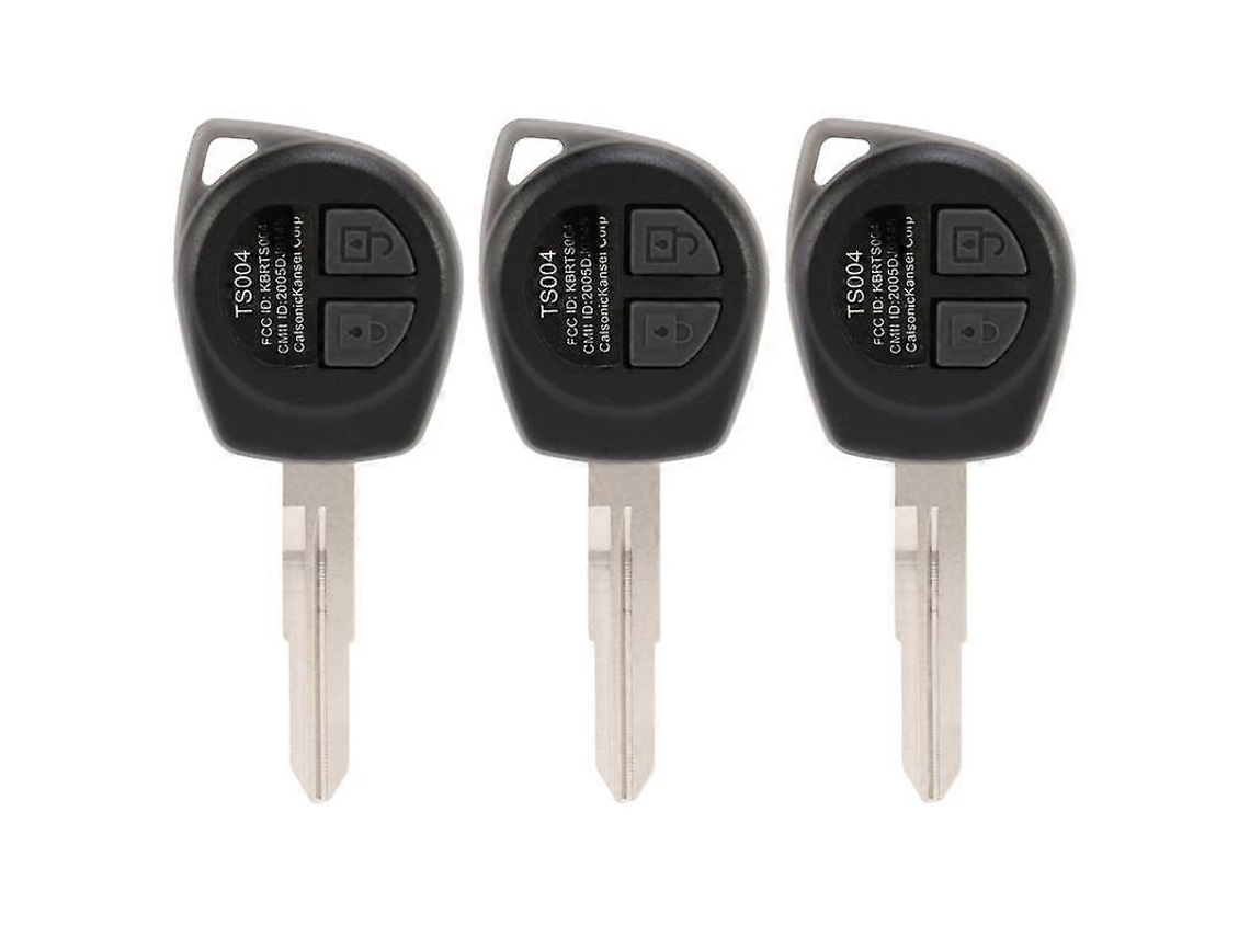 Chave Remota 2 Botões Não Cortada Para Ignis Alto Sx4 Agila