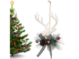 Laxiscreed Decoração De Natal Com Urso, Sino E Enfeites Para Árvore De Natal Diy