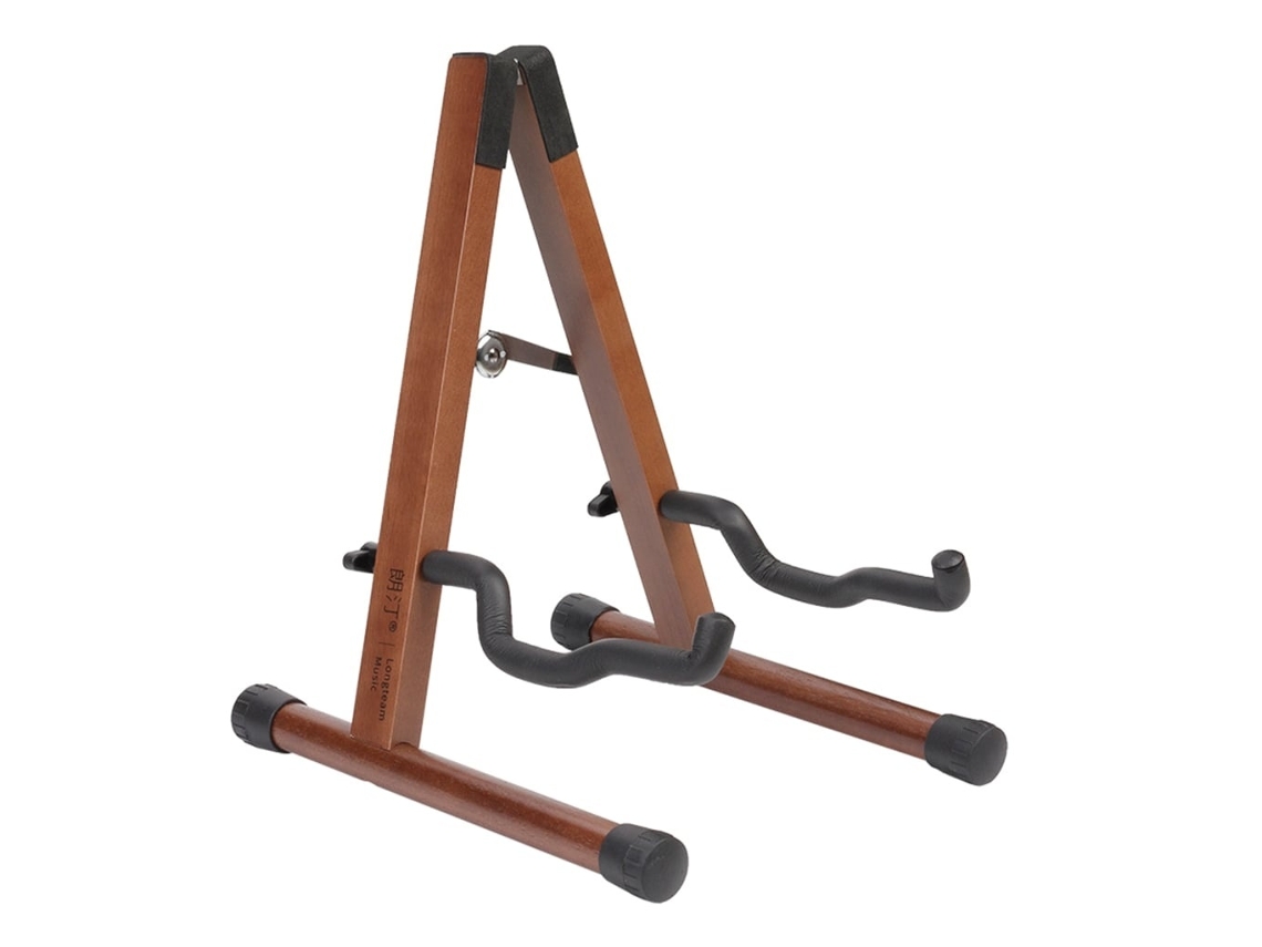 Lurelia Suporte Para Guitarra De Madeira Dobrável Portátil Ajustável Para Violão