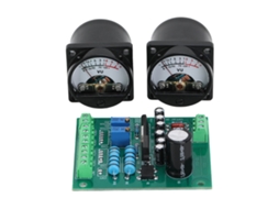 3 Peças Placa De Controle Do Medidor De Nível Vu Com Função De Silêncio Para Amplificador Estéreo Dc 9-12v