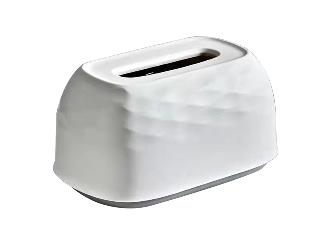 Caixa de Papel Higiênico de Parede ou Mesa em PP com 19cm e 4 Cores para Sala Cozinha Quarto Escritório S/MARCA