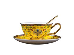 Chávena XGF Cerâmica de Luxo (Amarelo)