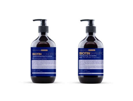 Champô Condicionador Biotina ORGÂNICO E BOTÂNICO