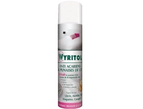 Tratamento preventivo e curativo contra ácaros e cracas para superfícies e textos 500 ml Wyritol Fabricação francesa