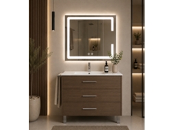 Móvel De Casa De Banho Com Lavatório Origenbath Ribera Sem Espelho 90x45 Cm Freixo Tea