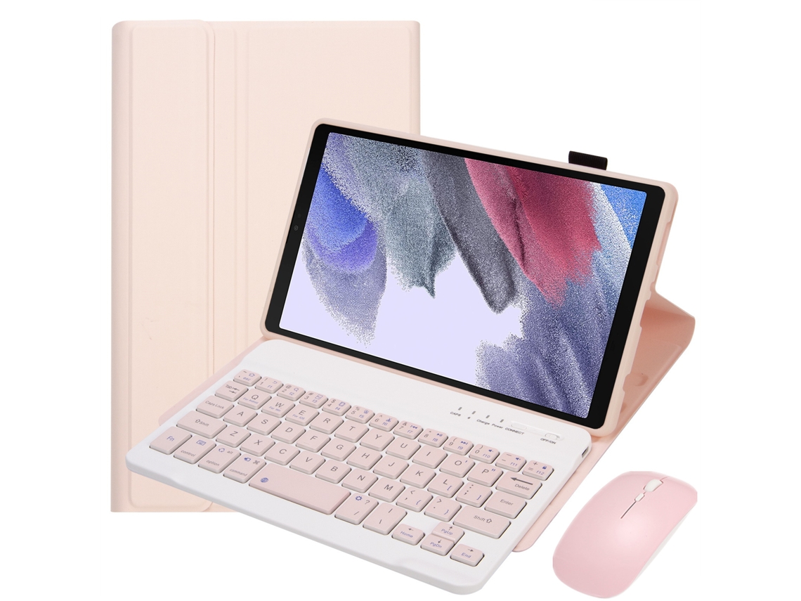 Capa de Teclado Bluetooth para Samsung Tab S7 Plus 12.4 com Retroiluminação a Cores e Rato XIAOMOYU