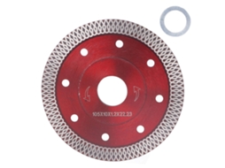 Hoja De Sierra Diamante 4 Pulgadas Para Cortar Baldosas Porcelánicas Cerámica Granito Mármol Ladrillos Pulido Rojo
