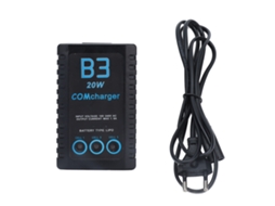 Cargador De Equilibrio Para Baterías De Litio Polimérico 2-3s 7.4v/11.1v 20w 1.6a Para Modelos De Avión Con Plug B3eu 100-240v