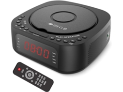 Rádio-relógio Com Cd Player Cuifati, Portátil, Para Casa E Escritório, Com Bluetooth, Função Soneca E