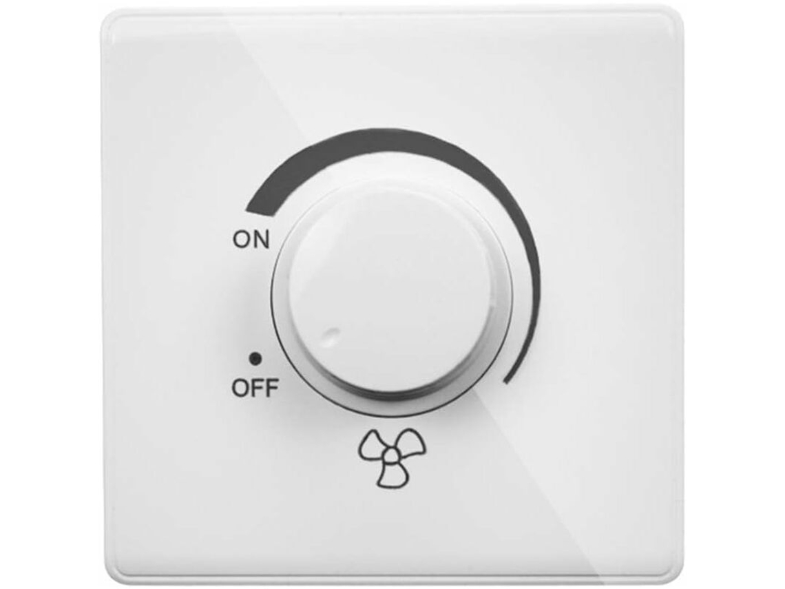 Controlador De Velocidade Para Ventilador Teto, Interruptor De Parede Branco 220v 10a