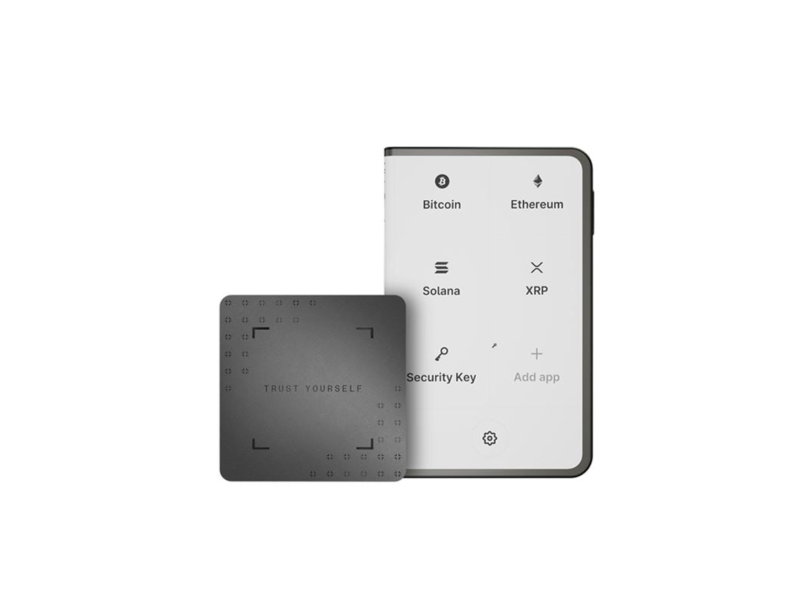 Carteira de Hardware LEDGER Stax para criptomoedas com chave