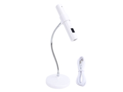 Rebe-lámpara De Gel Para Uñas Mini Con Temporizador 30s/60s, Cuello Ajustable 360°, Control Táctil Y Recargable, Luz Led De Curado