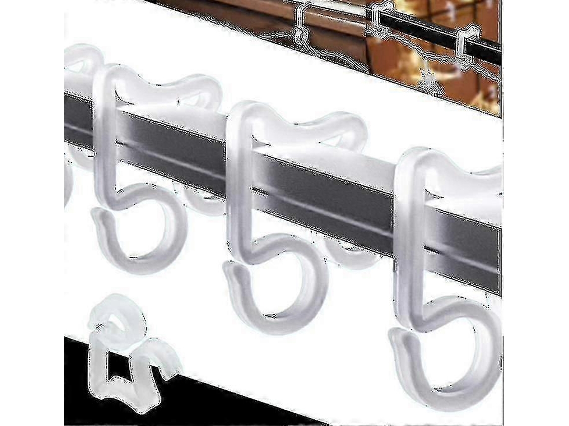 Conjunto De 100 Clipes Para Luzes De Natal, Ganchos Para Pendurar Em Trilhos E Luzes De Natal Decorativas. Hengjian