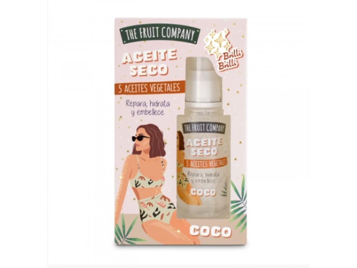 Bronzeador Óleo Seco Glitter Coco 50 Ml Tfc THE FRUIT COMPANY
