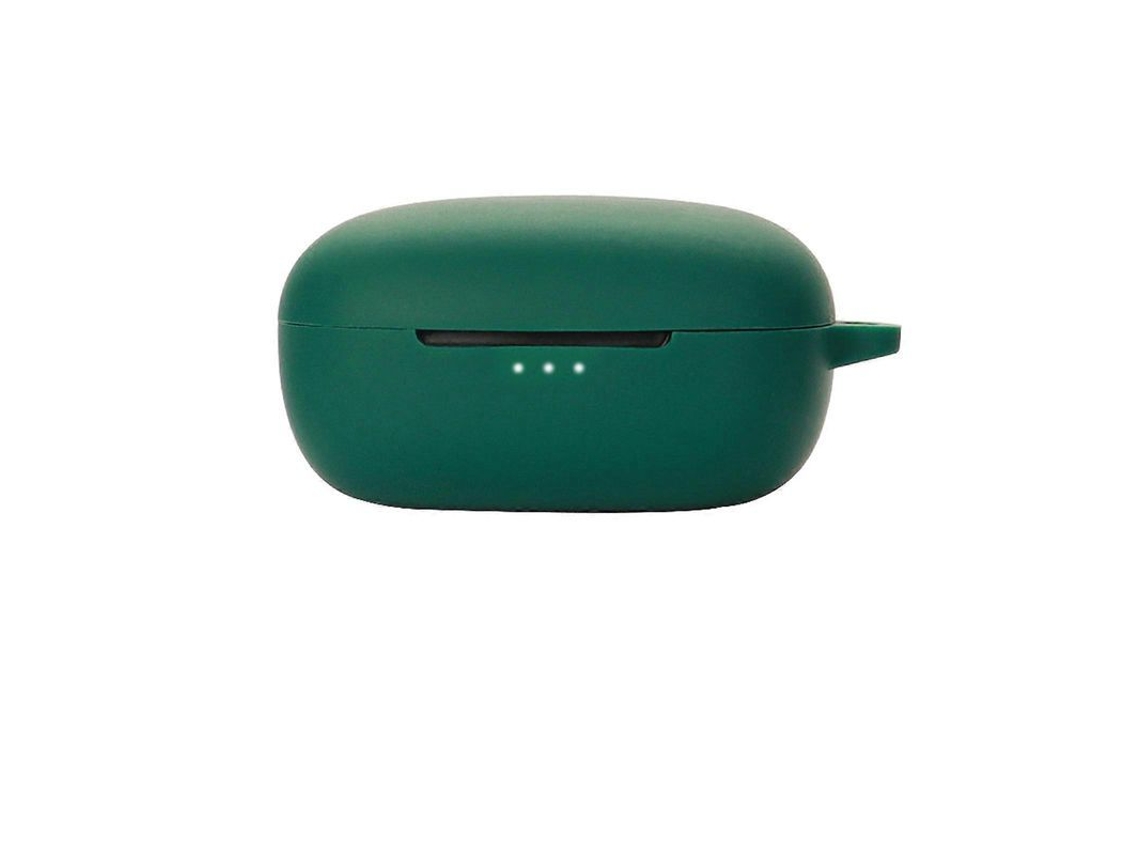 Capa Protetora para Fone Earfun Air Pro 3, silicone verde escuro, lavável YURU