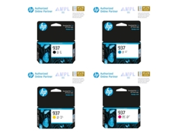 Hp 937 | 937e937 Combo Bcmyhp 937 Hp 937e | Preto, Ciano, Magenta, Amarelo | Hp 9120e 9130e 9720e 9730e | 937 937e